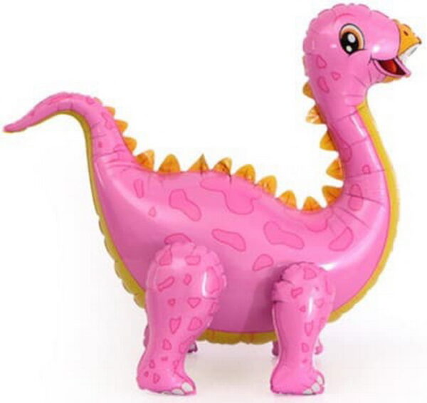 динозаврик розовый